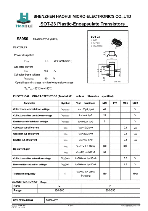 探讨S8050三极管的类型和应用领域-图3