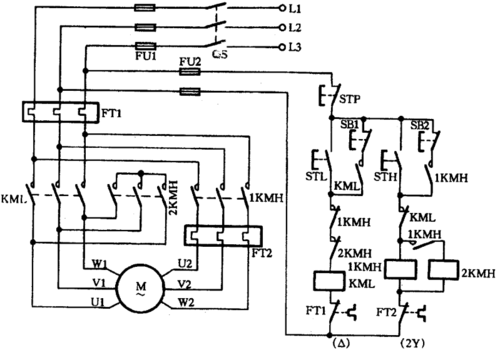 三相变极调速电动机的接线方式？(什么变极调速)-图2