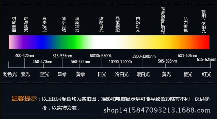 LED色温对应的RGB颜色值？led rgb是什么颜色