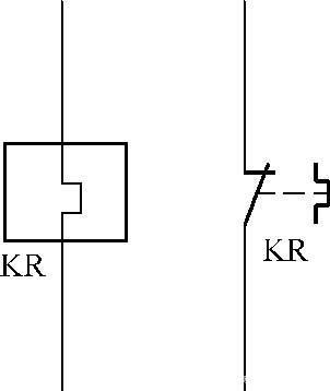 热继电器符号是fr还是kr？电路中kr代表什么意思