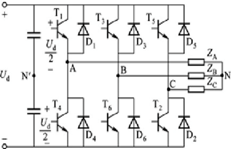 三相电压型逆变电路的优点？逆变桥为什么加二极管6