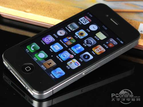 苹果增强对比度有什么用？iphone4毛玻璃效果
